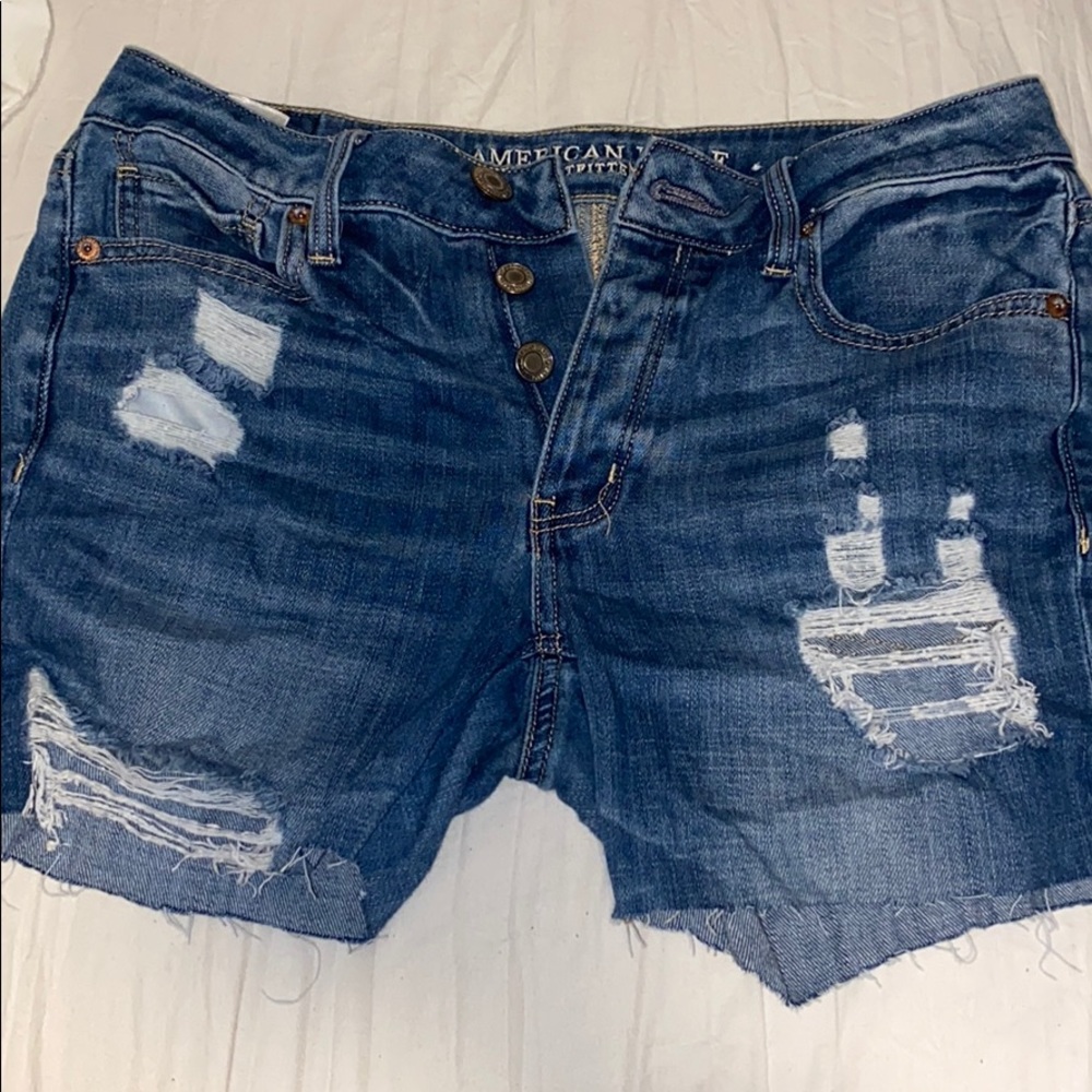 cut off american eagle shorts